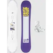 Salomon Lotus+Spell M White 2027 Snowboard-Set pattern Gr. 146