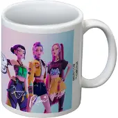 K POP Demon Hunters - Kaffeebecher, Huntr/X (Weiß)