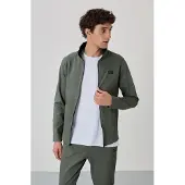 Tommy Life Herren Sweatshirt-Set mit Reißverschlusskragen und Hose