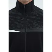 Tommy Life Bedrucktes Sweatshirt mit Reißverschlusskragen und Hose Set