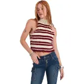 The Ragged Priest - "Rag Drum" Kurzes Top für Damen, Jerseyware (Ecru)