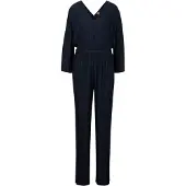 BOSS - Jumpsuit für Damen, Regulär, Blouson-Ärmel (Blau)
