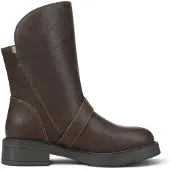 Blowfish Damen Winter-Bikerstiefel aus braunem Kunstleder - Venice-Cozy