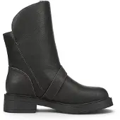 Blowfish Damen Winter-Bikerstiefel aus schwarzem Kunstleder - Venice-Cozy