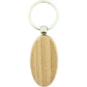 Combicraft Holz Schlüsselanhänger Oval 54x30 mm - 25 Stück - Ohne Aufdruck