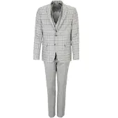 SteffenKlein Anzug 3-teilig "Anzug" regular fit bestehend aus schmaler Hose und zweireihiger Weste