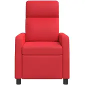 vidaXL Massage Relaxsessel Rot Kunstleder