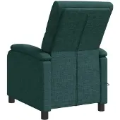 vidaXL Massage Relaxsessel Dunkelgrün Stoff