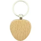 Combicraft Holz Schlüsselanhänger Dreieck 40x40 mm - 10 Stück - Ohne Aufdruck