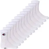 Champion Kinder Socken, 12er Pack - Crew Socken, einfarbig
