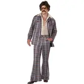 California Costumes 70er Jahre Freizeitanzug, Herren Kostüm Multi