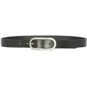 Lee Jeans Gürtel Oval Buckle in Black | Gr.: 70 cm