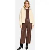 Betty Barclay Cardigan "Strick-Cardigan mit Kragen", Damen, Gr. 36, weiß (creme), Strickjacken Cardigan