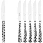 Villeroy & Boch Tafelmesser "Tafelmesser Boston 237 mm 6er Set silber" Spülmaschinenfest