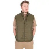 FOX Olive quilted 100 Gilet - Angelweste, Größe:M