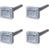 vidaXL 4x Solar Ratten Vertreiber Rattenschreck Mäuse Falle