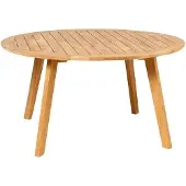 Natur24 Diana Mosaic Tisch Rund Durchmesser 145 cm aus Teakholz Natur