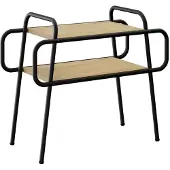 vidaXL Couchtisch Sonoma-Eiche 60 x 30 x 51 cm Holzwerkstoff