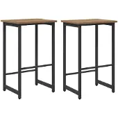vidaXL Barhocker 2 stk. Artisan-Eiche 40 x 32 x 74 cm Holzwerkstoff