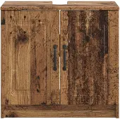 vidaXL Waschbeckenschrank UTRECHT Altholz 59,5 x 31,5 x 59 cm