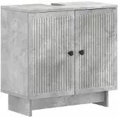 vidaXL Waschbeckenschrank EDE Betongrau 59,5 x 31,5 x 59 cm