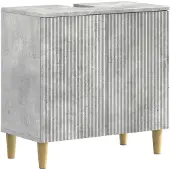 vidaXL Waschbeckenschrank ARNHEM Betongrau 59,5 x 31,5 x 59 cm