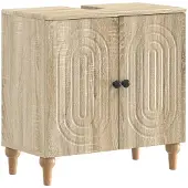 vidaXL Waschbeckenschrank ALKMAAR Sonoma-Eiche 59,5 x 31,5 x 59 cm