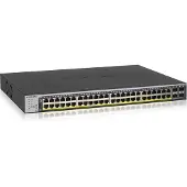 Netgear GS752TP, Managed, L2/L3/L4, Gigabit Ethernet (10/100/1000), Power over Ethernet (PoE), Rack-Einbau, 1U