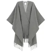 GUESS für Damen. AW5660POL03 Poncho Grau meliert (OSFA), Lässig, Polyester