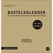 Sonstige Verlage Premium-Bastelkalender gold mittel 2025