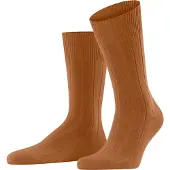 Falke Lhasa Rib Herren Socken, 43-46, Braun, Uni, Wolle