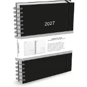 Comello Home-Office-Agenda 2027 A4 Schwarz / Braun