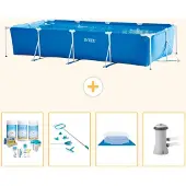 Intex Rechteckiger Frame Pool - 450x220x84 cm - 5-teilig S20848