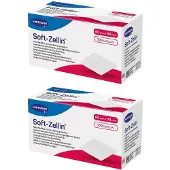 Hartmann Soft-Zellin Alkoholtupfer 30x60 mm 2x 2x100 St Tupfer