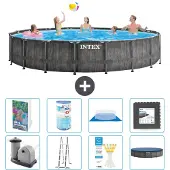 Intex Prism Frame Pool Rund - 549x122 cm - 7-teilig S563