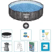 Bestway Steel Pro MAX Rund - 427x107 cm - 6-teilig S570