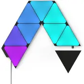 Nanoleaf Shapes Triangles Ultra Black Edition Starter Kit - 9PK