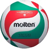 Molten - Kunstleder Volleyball PP163 (5) (Weiß/Rot/Grün)