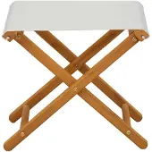 vidaXL Liegestuhl 2 pcs Massives Eukalyptus Holz Creme