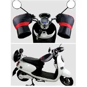 Markenlos Lenkerhandschuhe für Motorrad, Roller und Fahrrad mit Plüschfutter