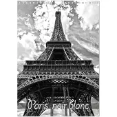 CALVENDO Paris noir blanc (Wandkalender 2027, DIN A4, horizontal), Monatskalender