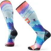 Smartwool - Ski Zero Cushion Ski Day Print OTC - Skisocken Gr 38-41 bunt