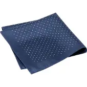Hackett London für Herren. HM0100066 Einstecktuch Mini Dot marineblau (OSFA), Lässig, Seide, Klassisch