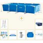 Intex Rechteckiger Frame Pool - 450x220x84 cm - 8-teilig S20079