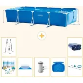 Intex Rechteckiger Frame Pool - 450x220x84 cm - 8-teilig S20079