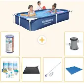 Bestway Steel Pro Rechteckig - 221x150x43 cm - 7-teilig S22061