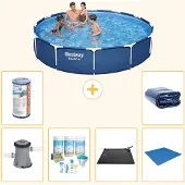 Bestway Steel Pro Rund - 366x76 cm - 7-teilig S21602
