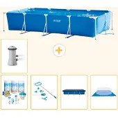 Intex Rechteckiger Frame Pool - 450x220x84 cm - 6-teilig S21133