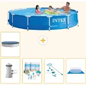 Intex Frame Pool Rund - 366x76 cm - 6-teilig S20472