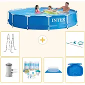 Intex Frame Pool Rund - 366x76 cm - 7-teilig S21031
